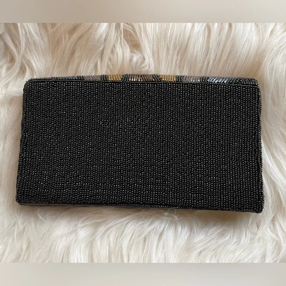 Carol M. Studio Vintage Ombre Scalloped Beaded Shell Clutch with Matching Belt - Picture 6 of 14